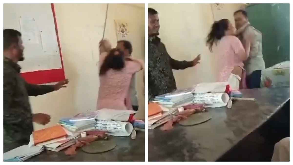প্রাথমিক বিদ্যালয়ের ২ শিক্ষকের মারামারির ভিডিও ভাইরাল, পরে যা জানা গেল