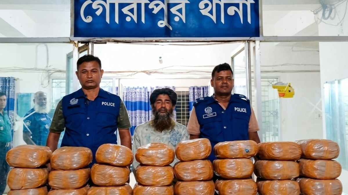ময়মনসিংহ ৪৮ কেজি গাঁজাসহ গ্রেফতার ১