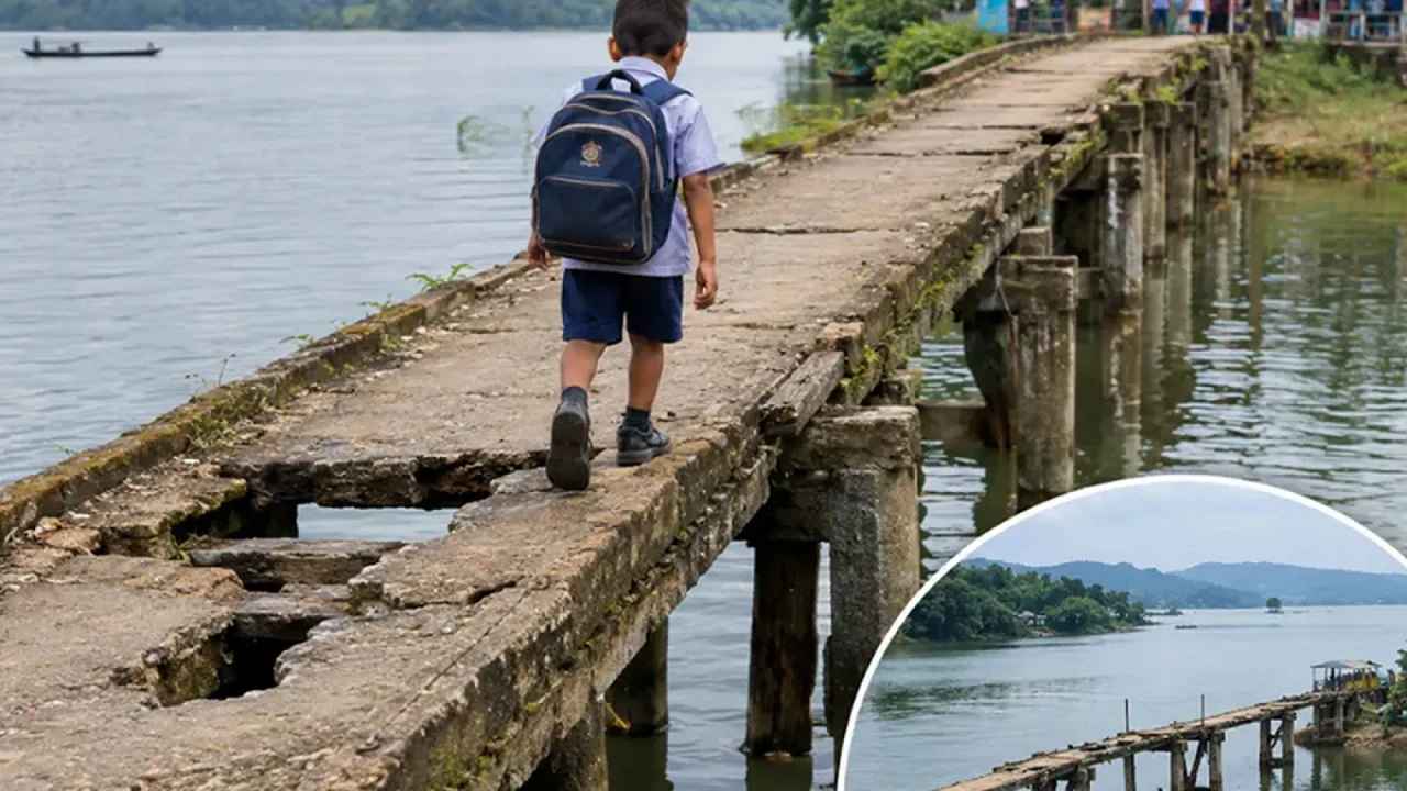 জরাজীর্ণ সেতু থেকে পড়ে রাঙামাটিতে স্কুলছাত্রের মৃত্যু