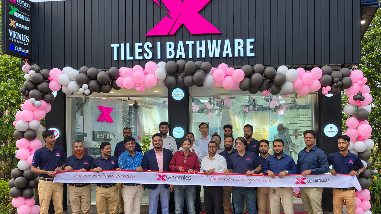 মীরের বাজারে এক্স টাইলস অ্যান্ড বাথওয়্যারের প্রথম রিটেইল শোরুম চালু