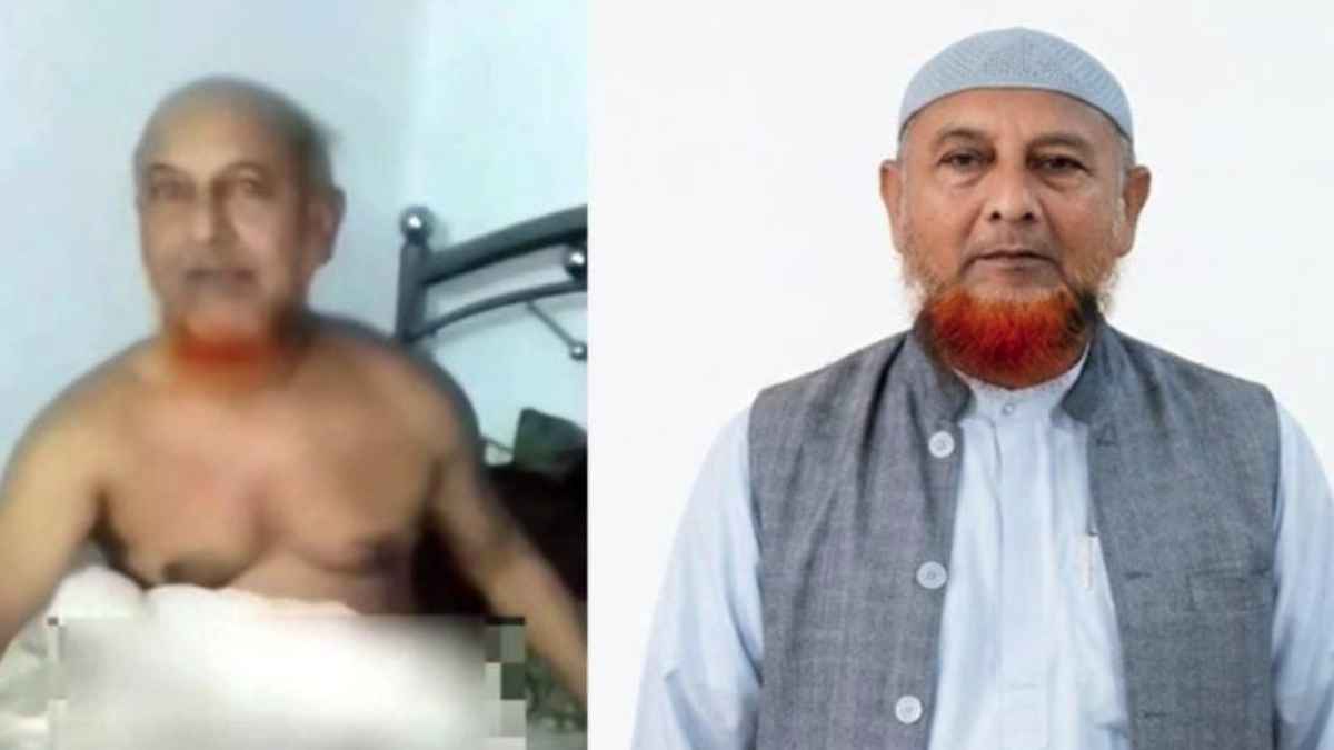 নারীর সঙ্গে মাদরাসা প্রধান শিক্ষকের আপত্তিকর ভিডিও