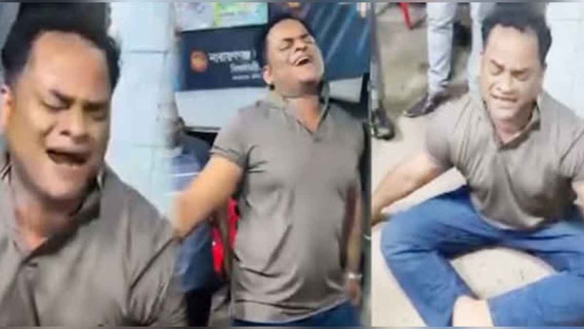 নারায়ণগঞ্জে নৌ পুলিশ কর্মকর্তার মাতলামি, ভিডিও ভাইরাল