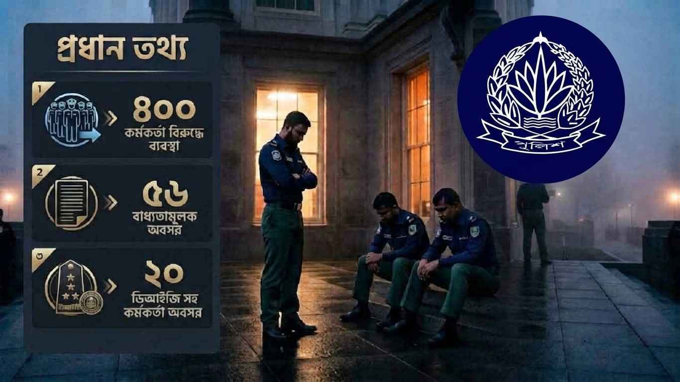 শাস্তি-বদলির চাপে পুলিশের মাঠপর্যায়ে আতঙ্ক
