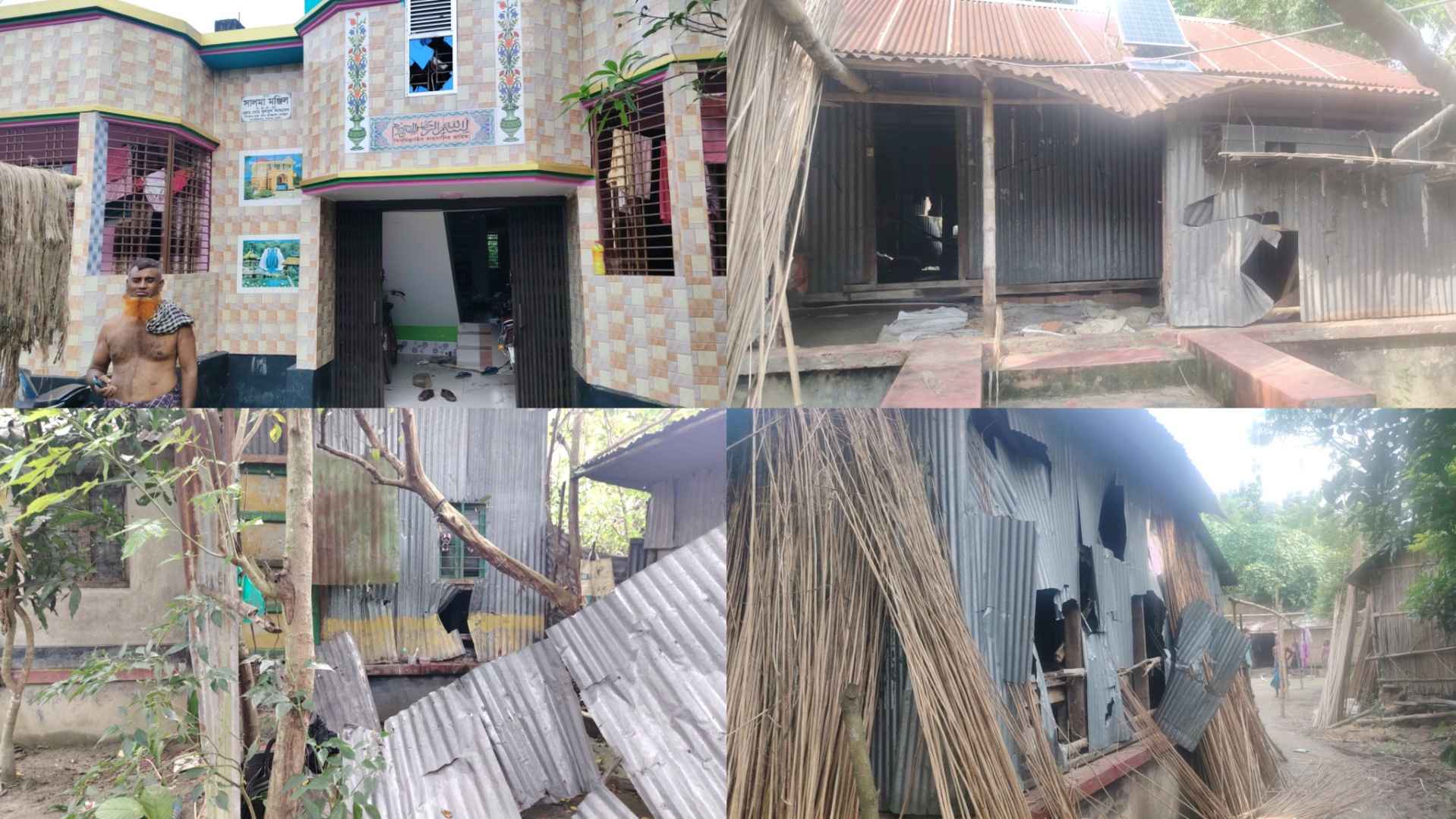 নড়াইলে জামিনে ছাড়া পেয়ে ১১ বাড়িতে হামলা-ভাঙচুরের অভিযোগ