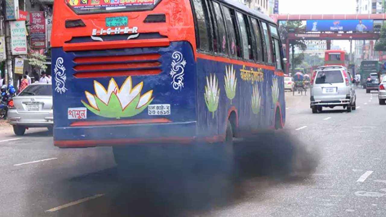 কালো ধোঁয়ার গাড়ি দেখলেই ব্যবস্থা নিচ্ছে ডিএমপি