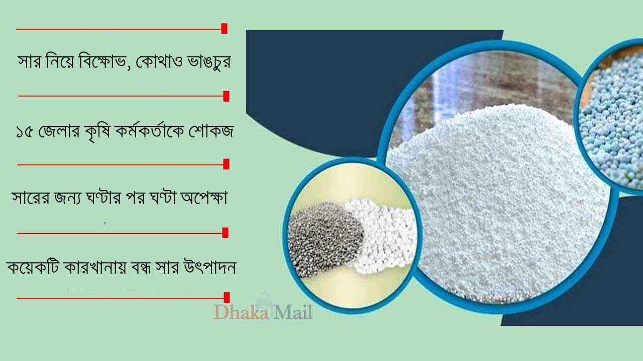 কাগজে সারের প্রাচুর্য, মাঠে কৃষকের হাহাকার