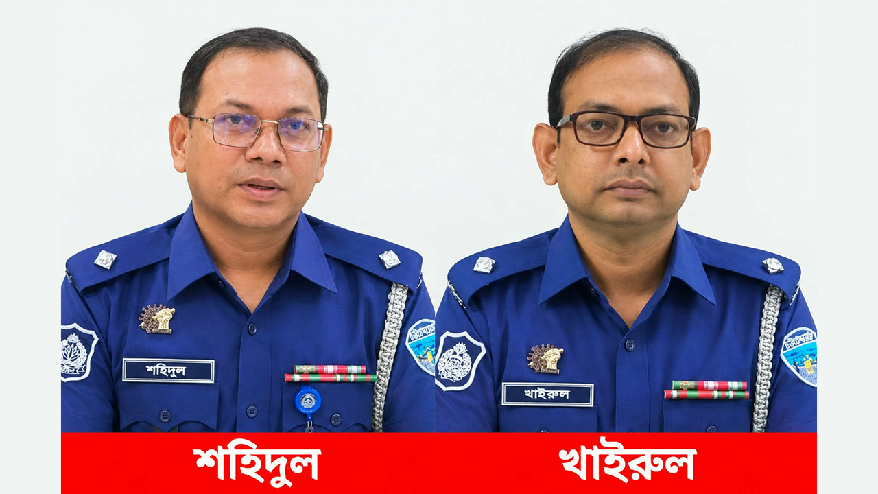 ব্রাহ্মণবাড়িয়া সদর থানার ওসি শহিদুল বদলি, নতুন ওসি খাইরুল