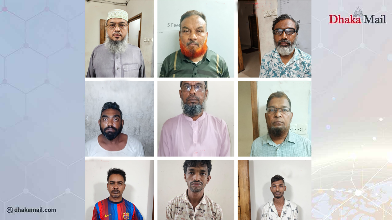 ধানমন্ডিতে ডাকাতির ঘটনায় ৯ জন গ্রেফতার