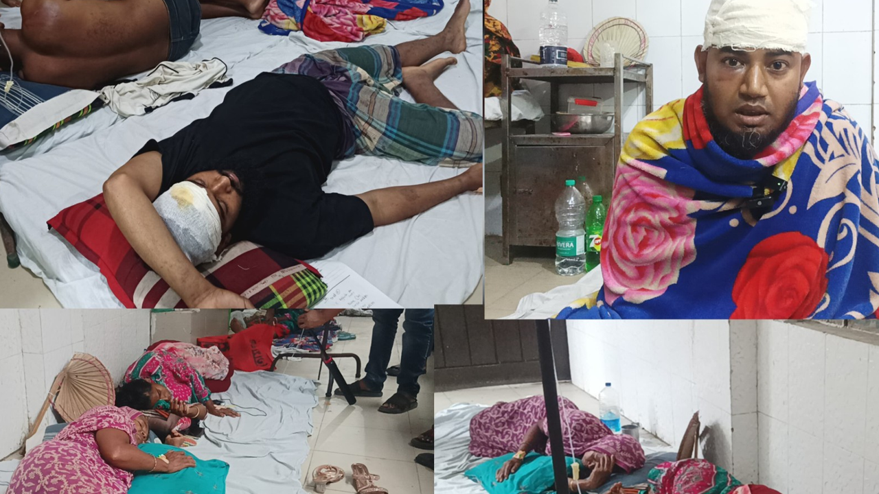মাদক বিক্রিতে বাধা দেওয়ায় নড়াইলে ২ নারীসহ ৬ জনকে কুপিয়ে জখম
