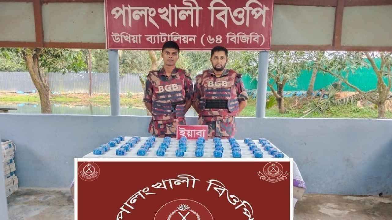 উখিয়া সীমান্তে এক লাখ ইয়াবা উদ্ধার, পালাল দুই পাচারকারী