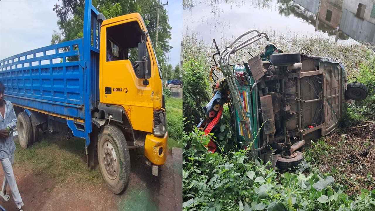চাঁদপুরে ট্রাক-অটোরিকশা সংঘর্ষে নারী নিহত, আহত ২