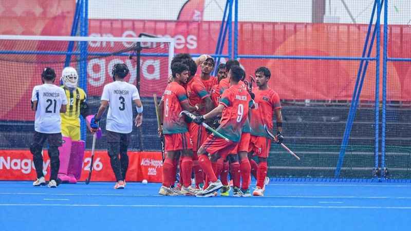এশিয়ান গেমস হকিতে টানা দ্বিতীয় জয় বাংলাদেশের