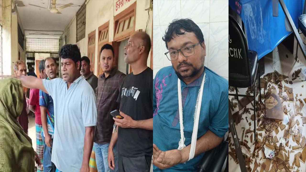 কুষ্টিয়ায় পুকুরে ডুবে শিশুর মৃত্যু, হাসপাতালে স্বজনদের হামলা-ভাঙচুর