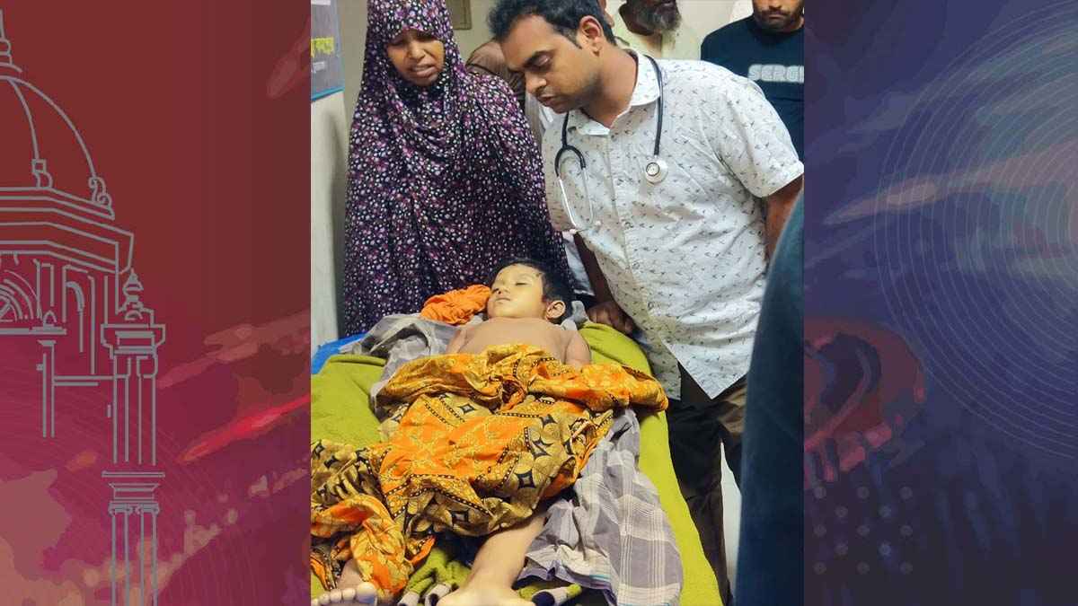 চুয়াডাঙ্গায় অ্যাম্বুলেন্সের ধাক্কায় শিশুর মৃত্যু, চালক পলাতক