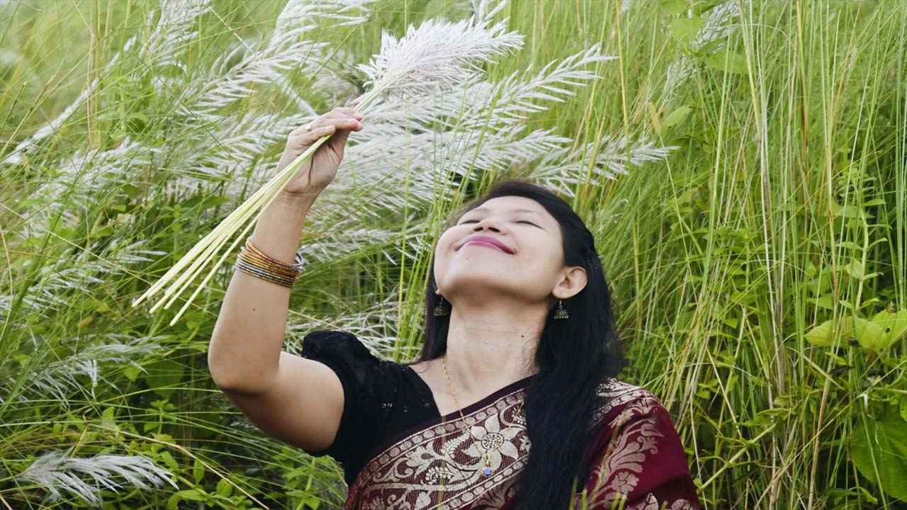শুভ্র কাশফুলে সেজেছে সবুজ পাহাড়