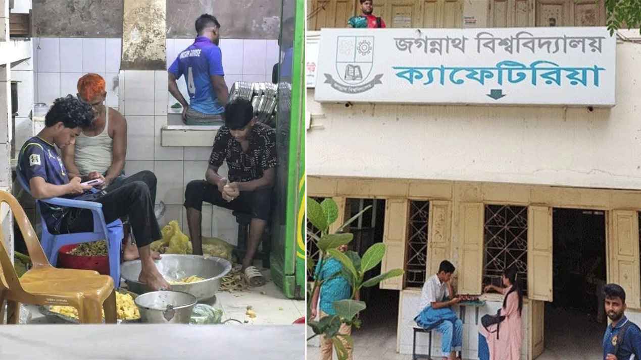 জবির ক্যাফেটেরিয়ায় খাবার তৈরির ছবি ভাইরাল, স্বাস্থ্যবিধি নিয়ে প্রশ্ন