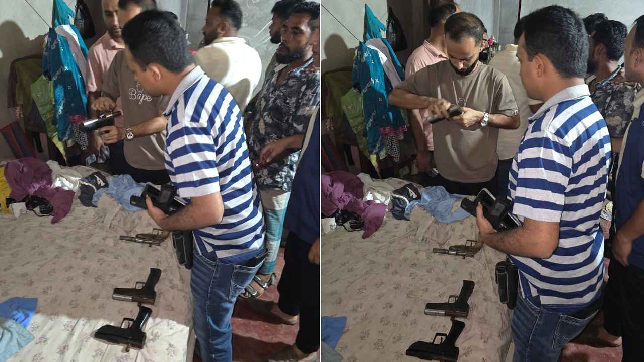 অটোরিকশার গ্যারেজে অস্ত্রের কারখানা, দুই কারবারি গ্রেফতার