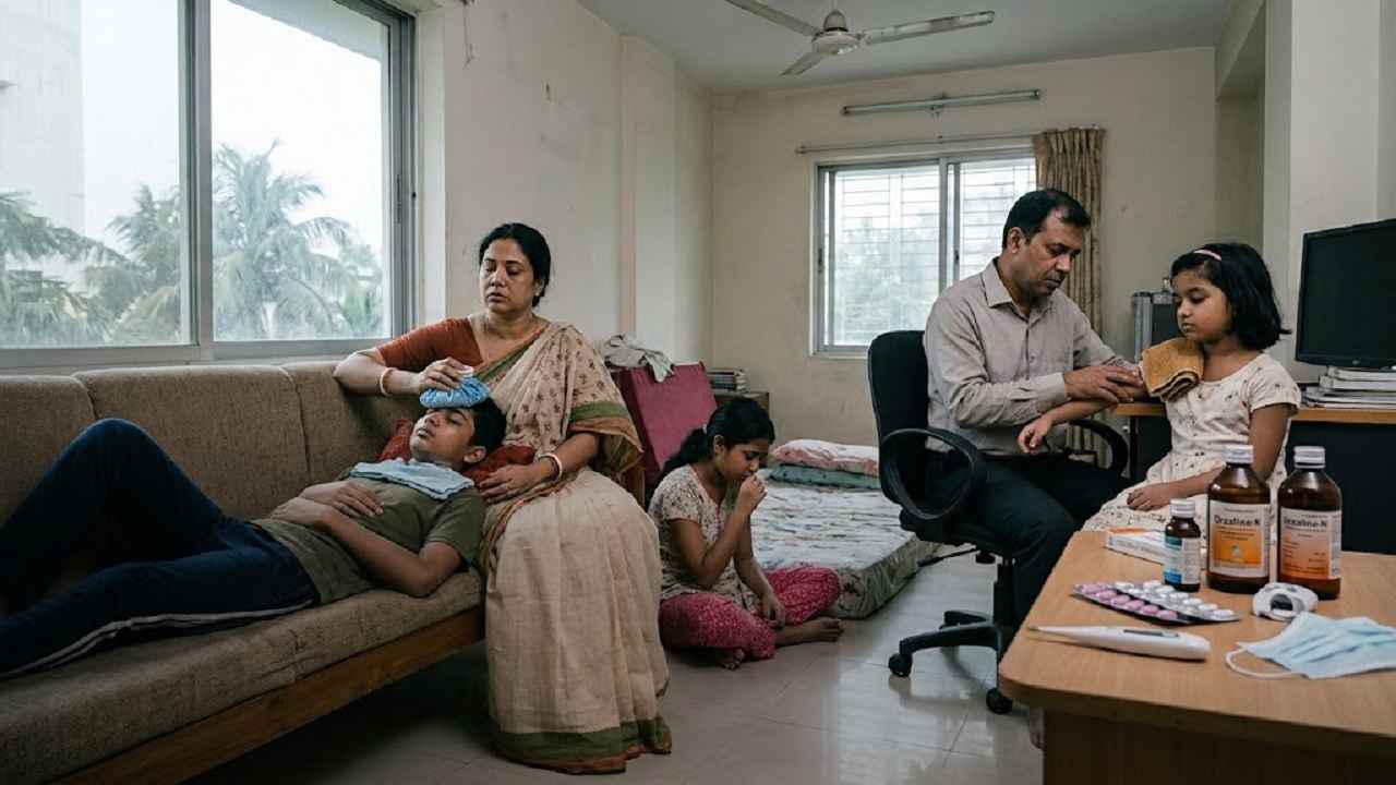 ঘরে ঘরে জ্বর-সর্দি, ঋতু পরিবর্তনের প্রভাব